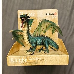 Schleich Knight Dragon 70033 Green Winged Fantasy Figure New in Box Collectible